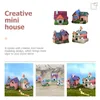 Dekoracje ogrodowe mikro krajobraz akcesoria przenośne mini house ozdoby dekoracje rustykalne meble