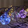 Strings LED Dekorative Lichter Kupferdraht Sterne Romantische Weihnachten USB Schreibtischlampe Für Schlafzimmer Bar Café WanddekorationLED