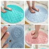 Bath Mats 55Cm Round Pvc Nonslip Bathroom Mat Ep Sile Shower Foot Brush Dead Skin Point Bead Padbathroom Drop Delivery Home Garden A Dhnzw