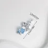 Charmes 10 pièces brillant cristal planète ornements femmes à la mode Zircon étoile pendentifs double suspension collier bijoux faits à la main matériaux
