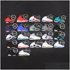 MTI-Styles Fashion Designer Mini Sneaker Keychain Brand Sport Shoe Key Chain Men Women Kids Ring Creative Gift Drop Delivery DHA9N XV85