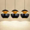 Pendant Lamps Modern Apple Led Chandelier Black White E27 Lampshade For Dining Room Tables Kitchen Bedroom Lights Home Decor Fixture