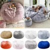 Chair Covers Fashion Giant Sofa Cover Multi Colors Removal Breathable Lazy Furniture Accessories