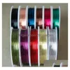 Cord & Wire New 21Roll Special Copper Wire Craft Bead Wrap Jewelry Making Cord Drop Delivery Jewelry Jewelry Findings Compone Dhgarden Dhabk