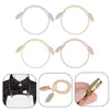 10Pc Servetketting Clip Retro Handdoek Metalen Schort Bib Houders Voor Volwassen Baby Veilig Geplaatst Tafel Dect Tool Rings319m