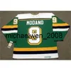 Weng Men Women Yourn Mold 2018 Custom Вратарь сократил Mike Modano North Stars 1991 Vintage Away Hockey Jersy