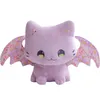 Poupées en peluche 1 pc 30/40 cm chat mignon avec des fleurs de cerisier ailes de chauve-souris en peluche jouet créatif peluche poupée enfants filles cadeaux décor à la maison 230410