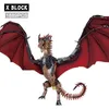 Bloki 1889PCS Creative MOC Giant Dragon Building Bluks Model filmów Seria Zgromadzenia Dziecięce Zabawki dla chłopców Prezenty urodzinowe Y231110