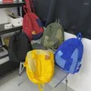 Zaino Zaino alla moda Borsa a tracolla in tela casual Patchwork Semplice Zaini universitari per studenti delle scuole superiori Harajuku