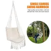 Camp Furniture Nordic Style Hammock Safety Hanging Chair Swing Rope Outdoor Indoor Garden Seat For Child Adult