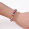 Filo 1 pz braccialetto Chakra in pietra naturale donna uomo fatto a mano gioielli multi colore perline tubo avvolgente in pelle regalo creativo per coppie