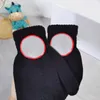 Gants de designer tricotés d'hiver cinq doigts gants pour hommes couples femmes gardent au chaud mittens full doigts off