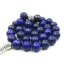 Strand Beaded Strands Natural Lapis Lazuli Tasbih Pulseras para hombres 2023 Estilo Pulsera de piedra azul Homme Misbaha Brazaletes Moda Inte22