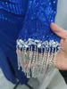 Party Dresses Royal Blue Split Formal Woman Cocktail Elegant For Women 2023 Bu10029