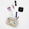 Cosmetische tassen Gevallen Nieuwheid retro ingeblikte sardines stijl cosmetische tas dier make -uptassen schattig draagbaar bad reiszak dames handtassen 230410