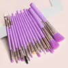 Makeup Brushes 15Pcs Iridescent Set Beauty Tool For Foundation Eye Shadow Powder Eyelash Make Up Brush Cosmetic Blending