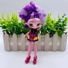 Lalki 3PCS Una Wiersz Monster Dolls for Girl DIY Prezent urodzinowy 16 cm Novi Star Long Hair Doll Toy z ubraniami 231110