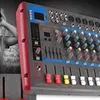 Freeshipping USB Mezclador de audio de estudio en vivo profesional de 9 canales Nueva consola de mezclas Ecualizador de 3 bandas Efectos incorporados con Bluetooth 48V Nwrs