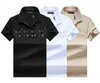 Męskie projektant marki Polo Mały koń haft haftowy Mężczyzn Men Fabric Letter Polos T Shirt Obroźnia Koszulka T-shirt Tops Off White Blue ami koszulki M-xxxl