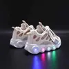 Athlétique extérieur 1-6 ans enfants baskets enfants bébé filles garçons LED luminescence Sport course baskets chaussures Sapato Infantil éclairer chaussures