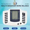 Back Massager JR309 EMS Tens Massage Unit 16 Kuddar Ryska elektrisk puls Akupunktur Full Body Relax Muskelterapi Stimulator 230411