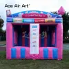 Custom Outdoor Inflatable Ice Cream Booth Beverage Concession Stand with Inner Fan For Vending or Event