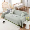 Chair Covers 2023 Modern Minimalist Solid Color Waffle Sofa Cover Full Towel Autumn