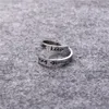 Кластерные кольца 2023 Нестандартная сталь двойная гравируем
