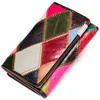 Geldbörsen Damen Geldbörse Echtes Leder Patchwork Für Damen Clutch Taschen Handy Geldbörsen Münze Lange 4202