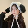 Berets Furry Puppy Buppy Headbands Winter Ear Warmers Bands Covers for Weath Weather Cartoon Bead Wrap