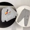 2023 Nieuwe mode sportkleding Mode kinderen Jongens meisjeskleding set Lente en herfst Sportkleding Kinderen studenten Hiphop straatkleding Wol kinderen z27