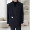 Abiti da uomo coreano 2023 abiti da uomo vestiti per cappotto sciolto collare per spicco di nozze blazer