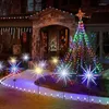 Solar Energy Light Explosion Star Led Copper Wire Lamp Horse Racing Fireworks Christmas Decorative Outdoor Lighting