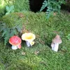 Décorations de jardin Fée Miniature Décoration Champignon Figurine Plante Pots Décoratifs pour Yard DIY Micro Paysage Bonsai Dollhouse Ornement