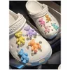 Shoe Parts Accessories 8 Piece Bears Charms Designer Diy Colorf Animal Shoes Decaration For Croc Jibs Clogs Kids Boys Girls Gifts Dhzxd