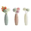 VASES HOME NORDIC MODENT VASE DECORATORYスタイルフラワーアレンジメントリビングルームインテリアデスクのための折り紙植木鉢装飾P230411