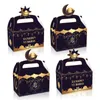 4 PC presentförpackning Ramadan Party Presentväskor och presentförpackningar Ramadan Festival Supplies för Eid Mubarak Party Treat Box Candy Bags 367A Z0411