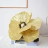 Fleurs décoratives Poudre Géante Coquelicot Fleur Artificielle Pour La Décoration De Mariage Arrangement De Simulation Décor De Scène En Plein Air Décor Faux Flore