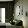 Lampada a sospensione moderna per camera da letto Lampadario da comodino Luce in vetro Sala da pranzo Soggiorno Bar Piccolo lampadario post-moderno nordico