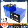 4-8pcs 3.2v 240AH LIFEPO4 Batterifattig Batteris A Litiumjärnfosfat laddningsbar cell Solar Storage Golf Cart RV Boat EU Tax Free