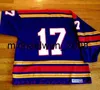 Weng Acheter Pas Cher 1974o 75 Bart Crashley Kansas City Scouts Maillots o 17 Simon Nolet Numéro de nom du maillot cousu