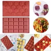 Baking Moulds 18/20 Cavities Waffle Silicone Mold DIY Squared Love Cake Chocolate Biscuit Bread Mould Accessories Tools For Making