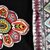 Abbigliamento etnico Dashiki africano Modello rosso Stampato O-Collo Pompon Manica a pipistrello Abiti alla moda per le donne