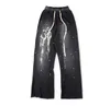 Printemps automne pantalons de survêtement 2023 hommes femmes pantalons coton styles hip hop lettre géométrique imprimé pantalon de survêtement pantalons décontractés Fitness femmes pantalons de sport