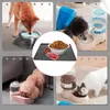 Silicone Pet Food Mats Tray - Non Slip Pet Dog Cat Bowl Mats Placemat - Dog Pet Cat Feeding Mat - Waterproof Dog Cat Food Mats -Pet Water Mats for Carpet