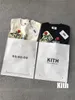 Erkek T-Shirt Kith Flowers Box 24 Style T Shirt Erkek Kadın High Version Tee Kısa Kollu T221130