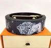 Mode grande boucle en cuir véritable ceinture boîte orange Designer ceintures hommes femmes haute qualité nouveaux hommes PBelts