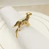 Servettringar 6st Set Cute Dog Shape Ring Creative Exquisite Alloy Visual Effect Holder For Kitchen180k