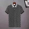 Tasarımcı Erkekler Yaz Polo T Shirt Modaya Mektuplar Baskı Erkekler Polos Klasik Cepleri Günlük Kısa Kol Tişörtleri Mans Pamuk Tişört Beyaz ve Siyah Polo Gömlek M-3XL