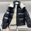 Lun 2023Giubbotti moda uomo nuovo piumino invernale plus size Parka addensare cappotto caldo uomo stand tinta unita casual Parka regalo di Natale